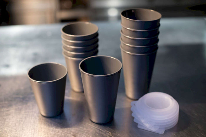 Koziol Bio-Circulair - Move Beker 400 ml Set van 12 Stuks