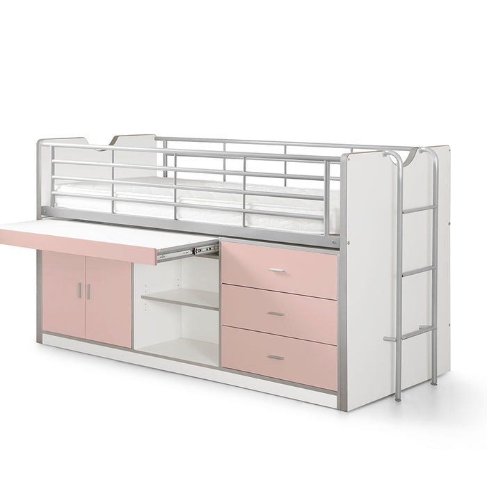 LUCEVI - Bonny 95 Halfhoogslaper 90x200cm - Lichtroze