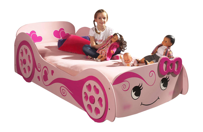 Vipack Autobed Love Car - roze