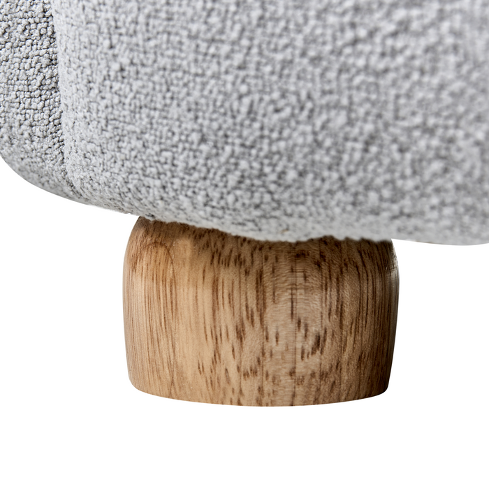 Beliani - HERVIK - Kinderfauteuil - Grijs - Polyester