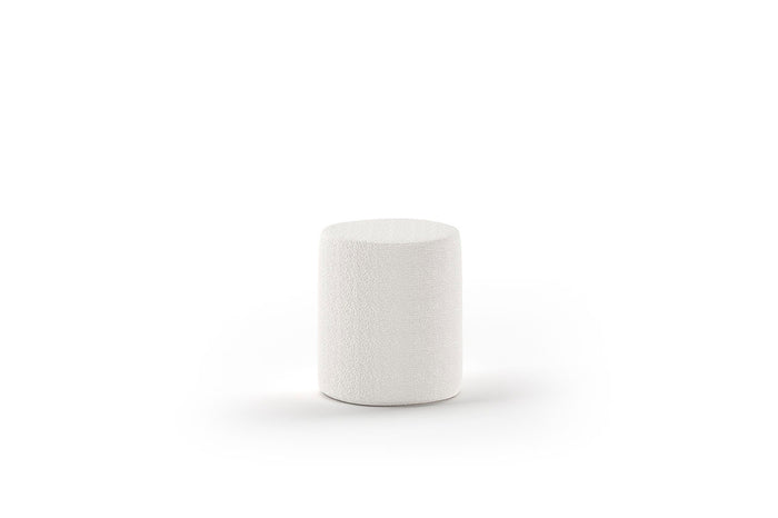 Vipack Moon Poef Bouclé - wit