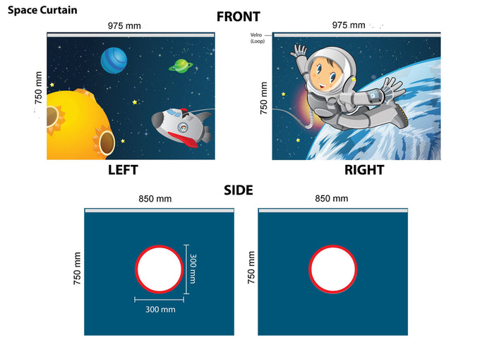 Vipack Pino Hoogslaper Space - wit