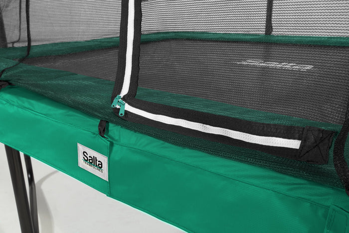 Salta | Trampoline | Rechthoekig 244 cm | Groen | Comfort Edition