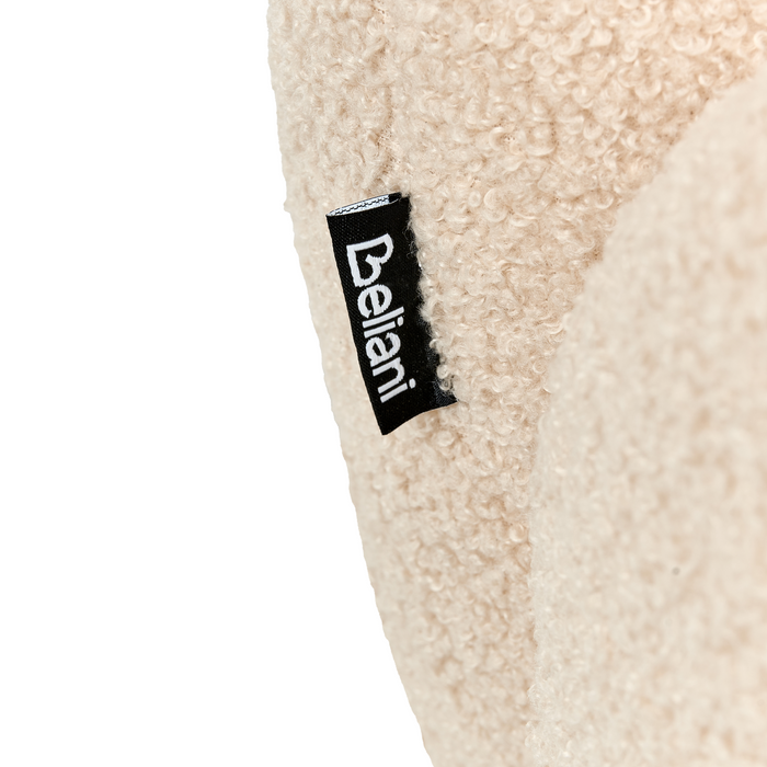 Beliani - HEM - Kinderfauteuil - Beige - Bouclé