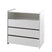 LUCEVI - Kiddy Commode 3 Laden - Wit - 90x47 cm