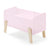 LUCEVI - Kiddy Speelkoffer - Speelgoedkist - Hout - Roze - 80x39x48cm