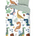 Kinder Dekbedovertrek Good Morning Katoen Dino 2 - multi 140x200|220cm
