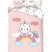 Kinder Dekbedovertrek Good Morning Katoen Puk - pink 140x200|220cm