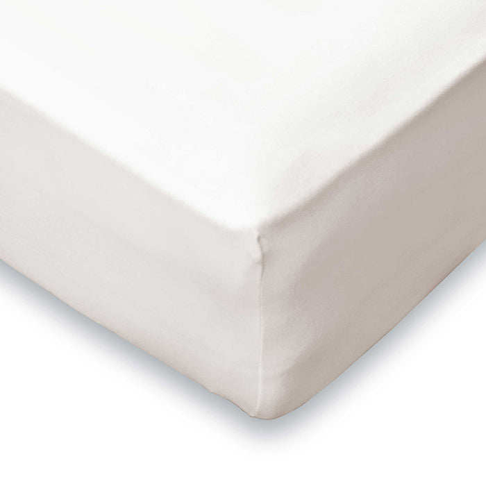 LINNICK Ledikant Baby Hoeslaken Jersey Stretch - ivoor 70x140|150cm