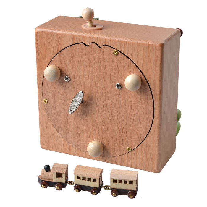 Clayre & Eef Muziekdoos 11x12x14 cm Beige Hout