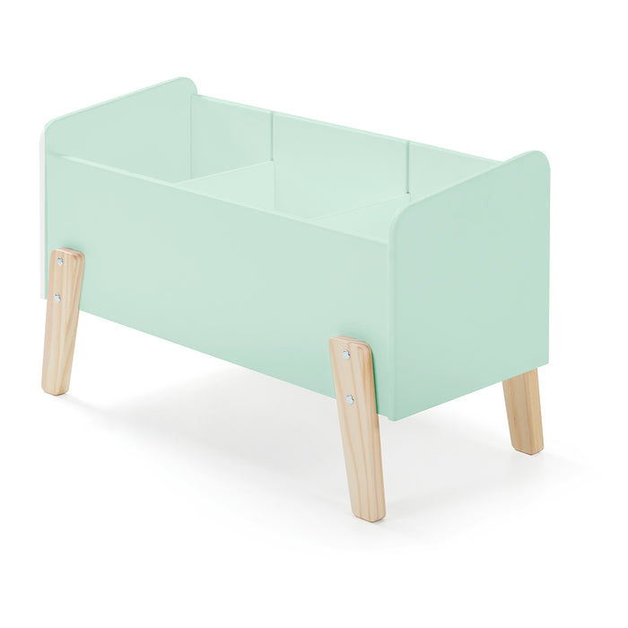 LUCEVI - Kiddy Speelkoffer - Speelgoedkist - Hout - Groen - 80x39x48cm