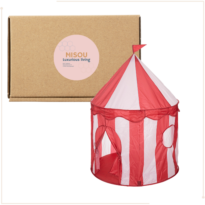 MISOU Kinder Speeltent Tipi Tent kinderen Unisex Pop up tent Rood|W...