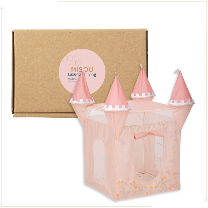 MISOU Kinder Speeltent Kasteel Kinderen Meisjes Pop up Roze