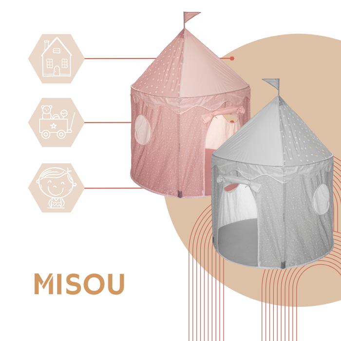 MISOU Kinder Speeltent Tipi Tent Kinderen Jongens Meisjes Pop up Gr...