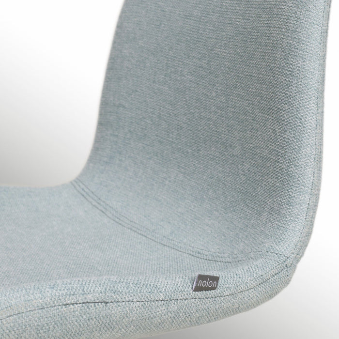 Nolon Nino-Fé Barkruk Lichtblauw - Zwart Onderstel - 75 cm