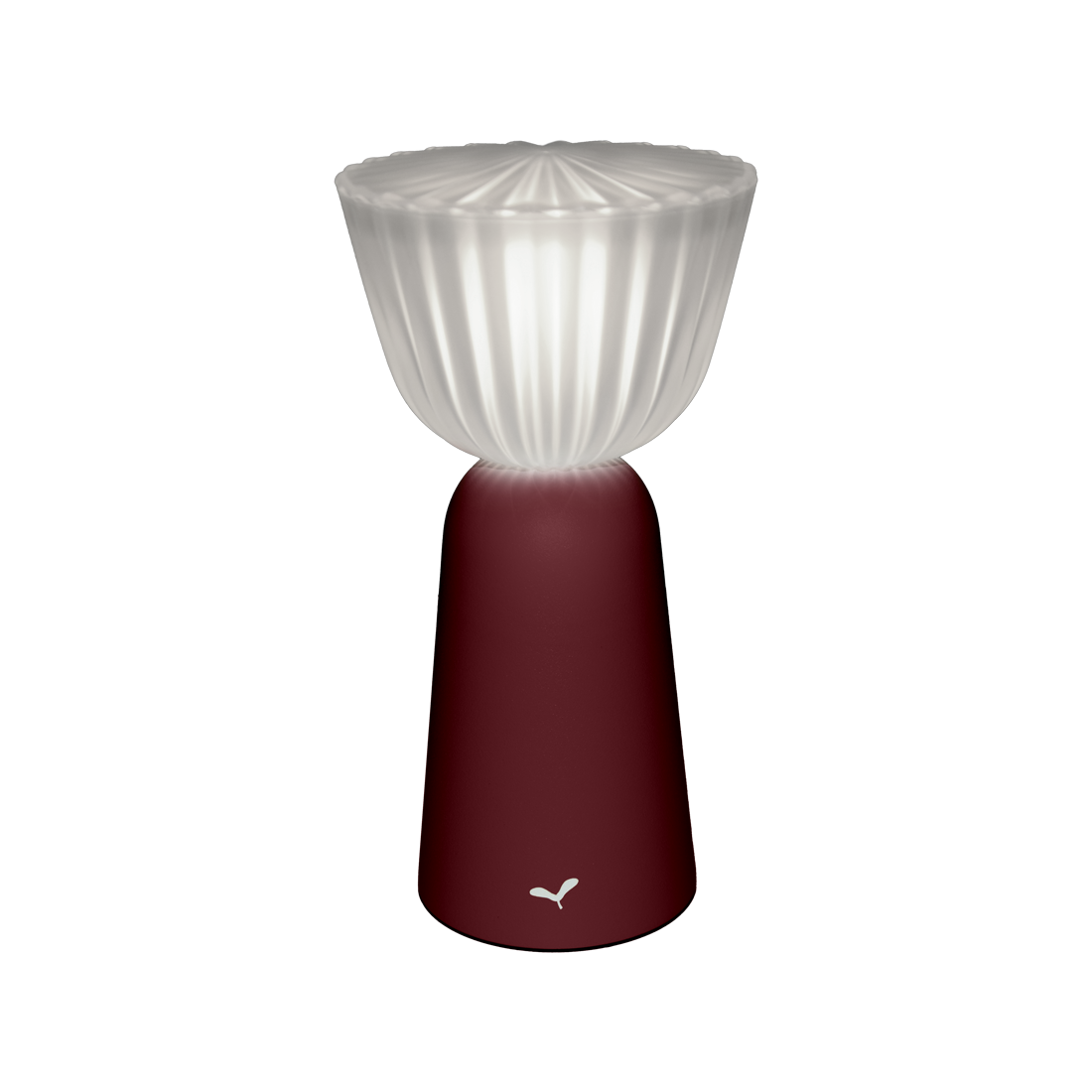 Fermob - Swiing - draadloze tafellamp - outdoor - H 20 cm - Cerise noire