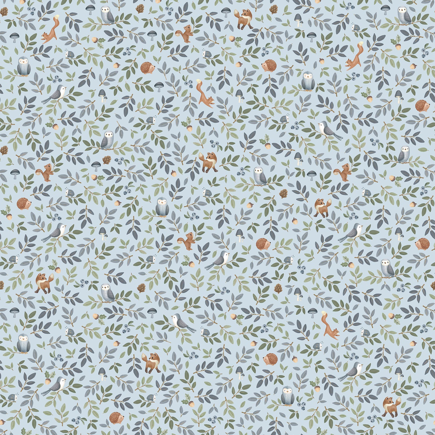 Little Dutch Forest Adventure Behang Kinderkamer - Dieren - 10mx52cm -