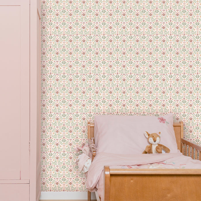 Little Dutch Fairy Flowers Behang Kinderkamer - Bloemen - 10mx52cm -