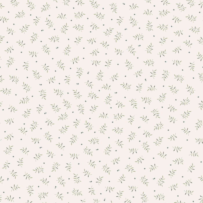 Little Dutch Blueberry Leaves Behang Kinderkamer - Bladeren - 10mx52cm