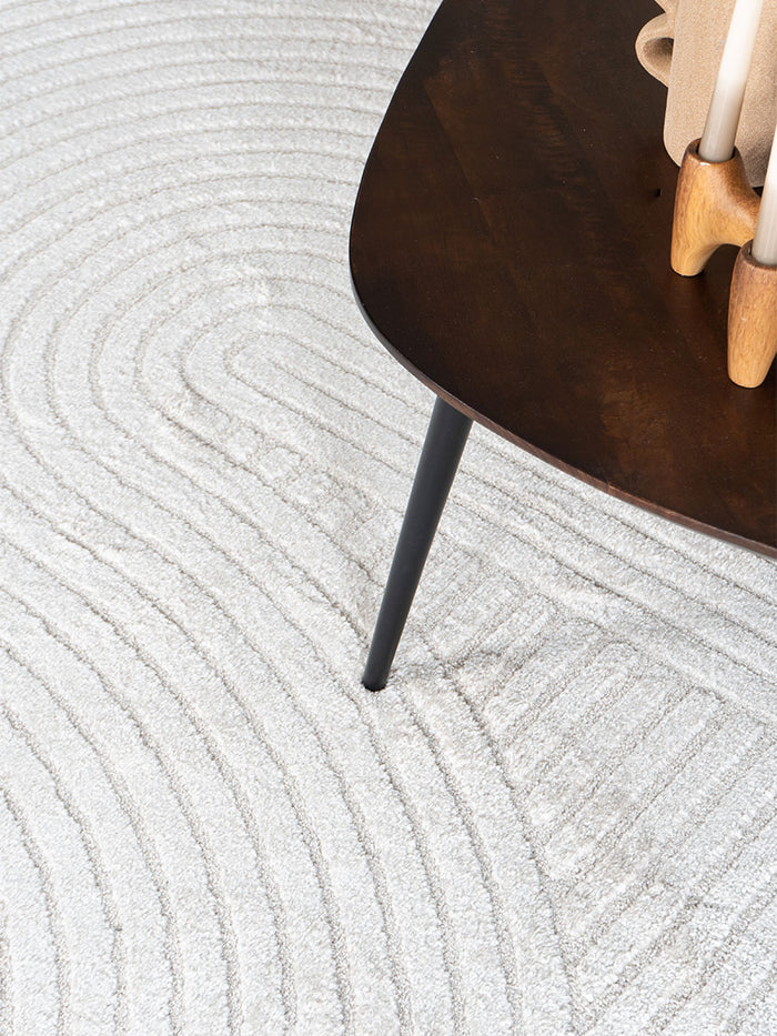 Veer Carpets - Vloerkleed Ella Cream Rond ø240 cm