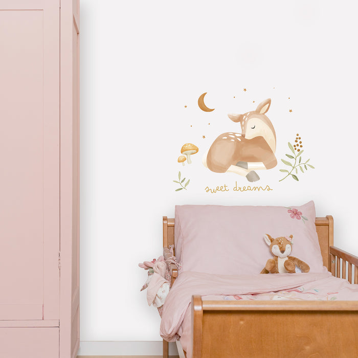 Little Dutch Fairy Garden Muurstickers - 30,6x40cm - Hert