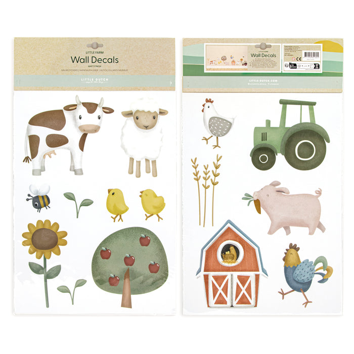 Little Dutch Little Farm Muurstickers - 42x30cm - Dieren en Boerderij