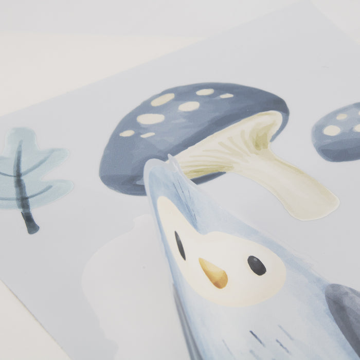 Little Dutch Forest Friends Muurstickers - 21x30cm - Dieren en Bos