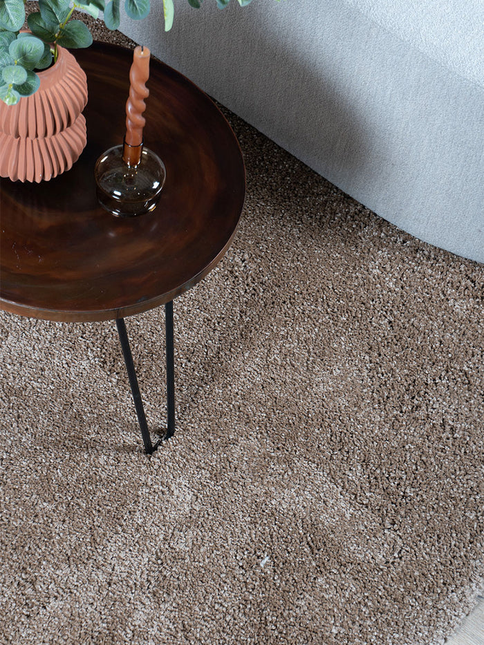 Veer Carpets - Karpet Milano Bruin Rond ø200 cm