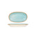 Bonna Serveerschaal - Aqua - Porselein - 19x11 cm - set van 2