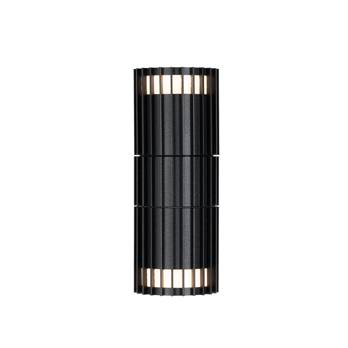 QAZQA Design buiten wandlamp zwart 2-lichts IP44 - Boris