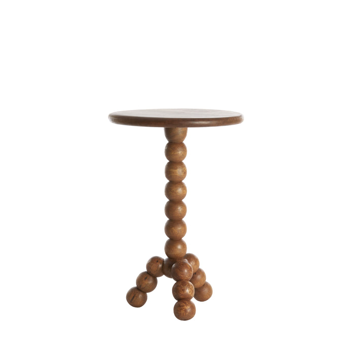 Light & Living - Bijzettafel VEGLIO - Ø35x54cm - Bruin