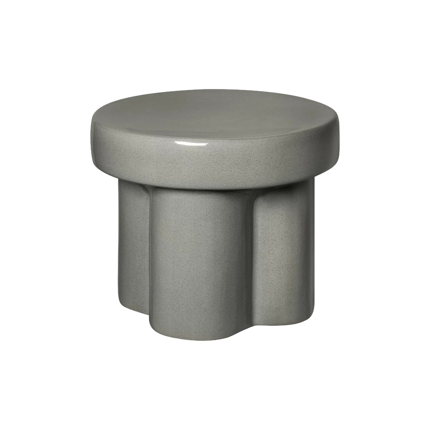 Toru Bijzettafel Elephant Skin Laag | Grijs | Polystone