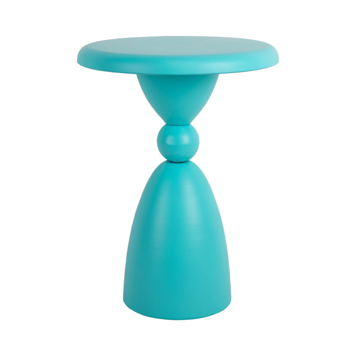 Leitmotiv - Bijzettafel Folly Outdoor - Turquoise blue