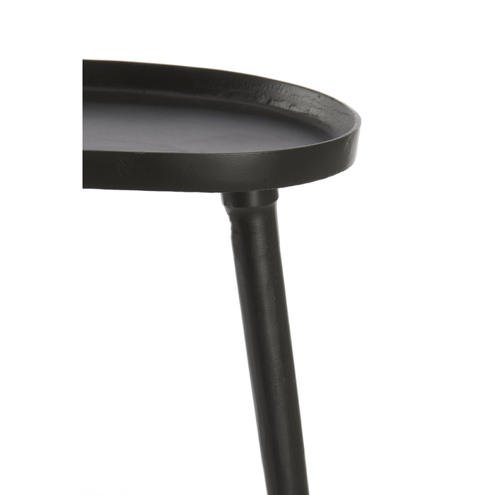 Light & Living - Bijzettafel LIENZ - 53x30x48cm - Zwart