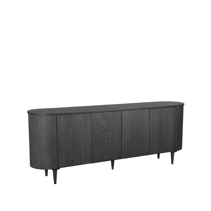 LABEL51 - Dressoir Oliva 220 cm - Zwart Eiken