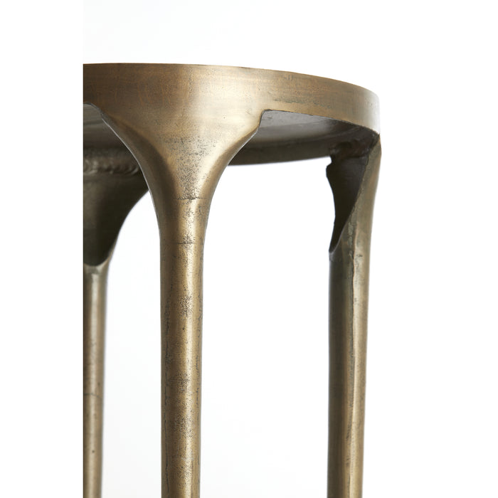 Light & Living - Bijzettafel LAPAZ - Ø40x52cm - Brons - Set van 2