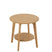 J-Line bijzettafel Rond - bamboe - naturel - small