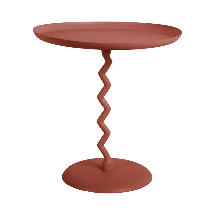 Leitmotiv - Bijzettafel Zig Zag Medium - Rode oker