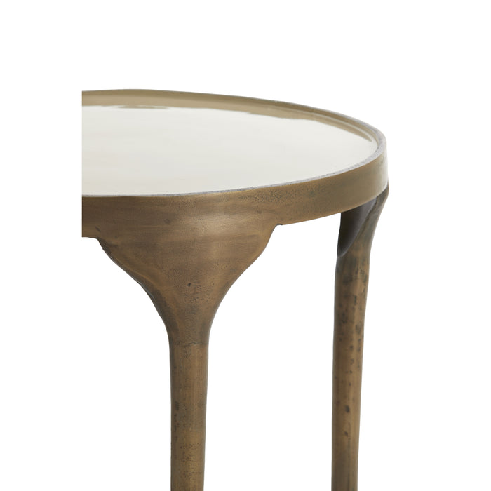 Light & Living - Bijzettafel LAPAZ - Ø40x52cm - Brons - Set van 2