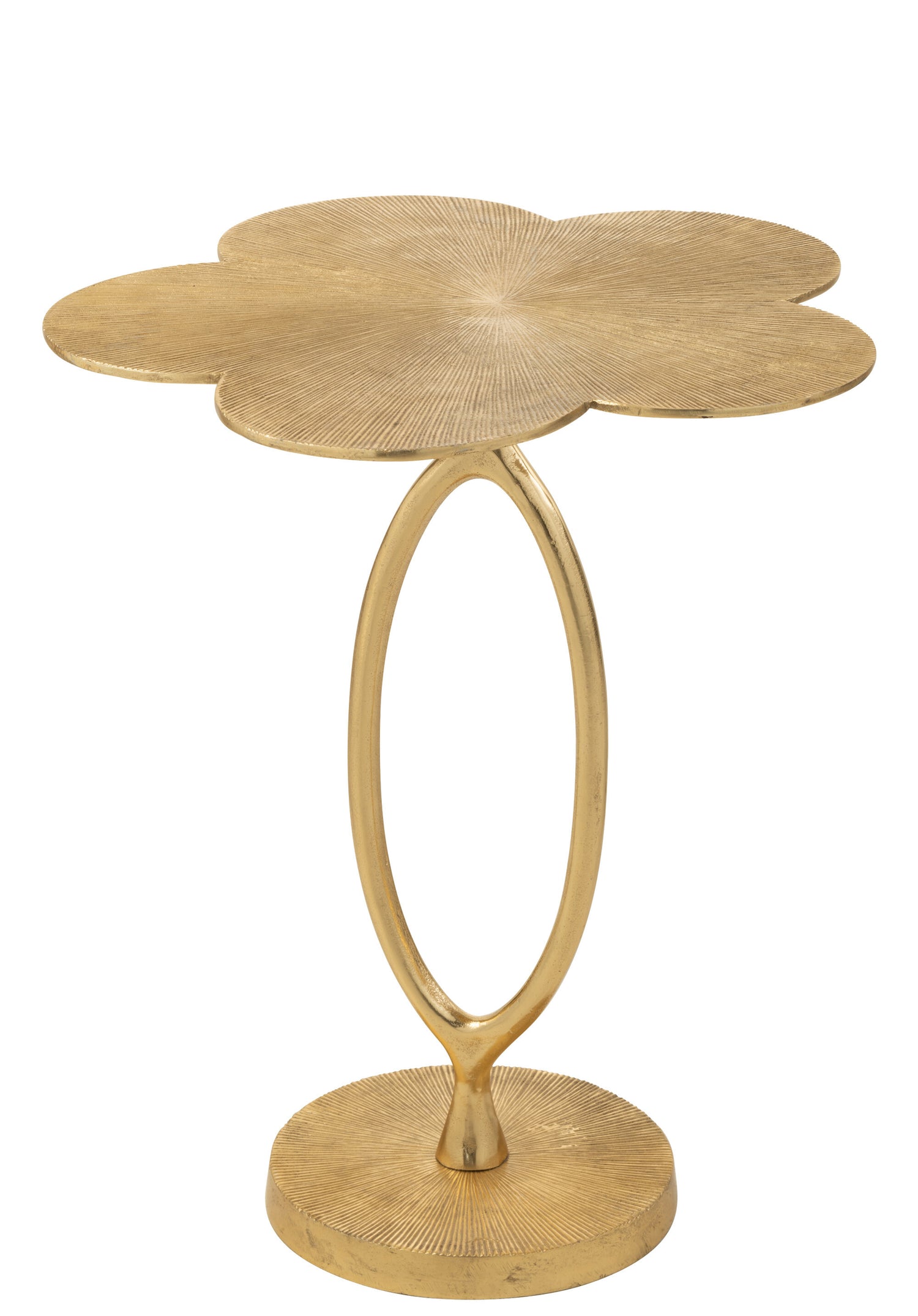 J-Line bijzettafel Tiana - aluminium - goud