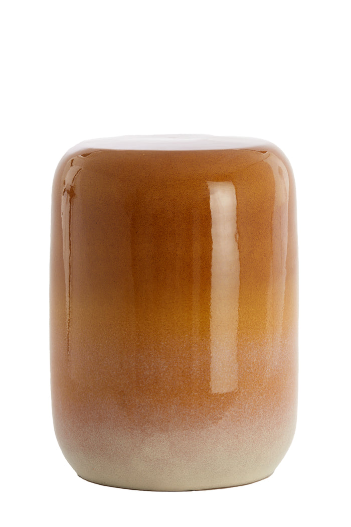 Light & Living - Bijzettafel FRANCA - Ø30.5x26cm - Geel