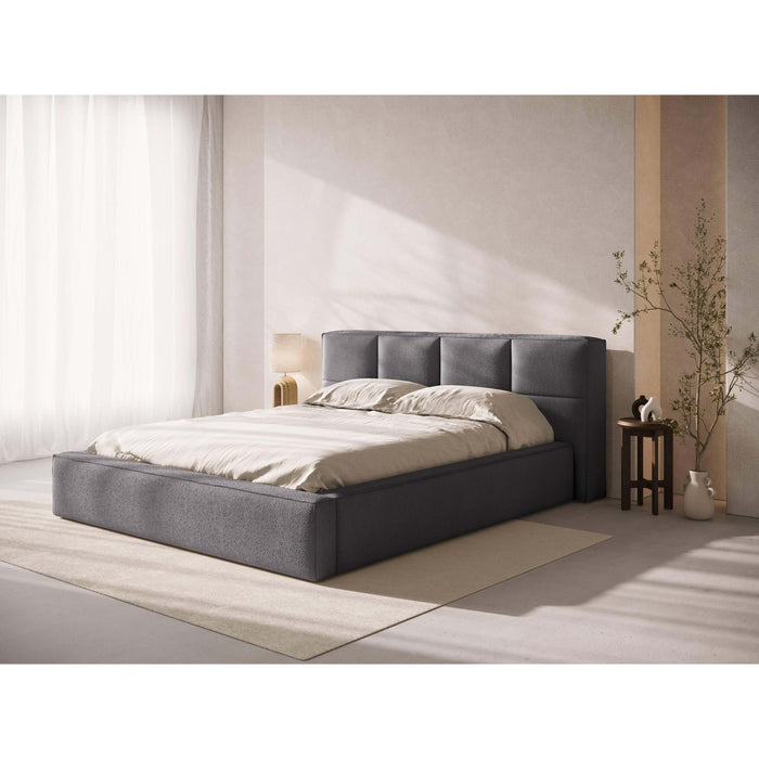 Micadoni Bedframe met opbergvak Simon 160x200 bouclé