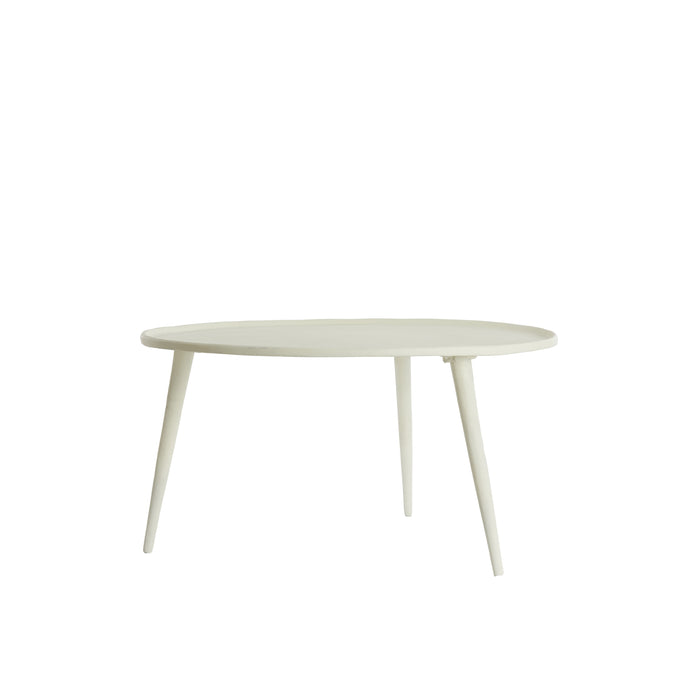 Light & Living - Bijzettafel BABINA - Ø67.5x37cm - Wit