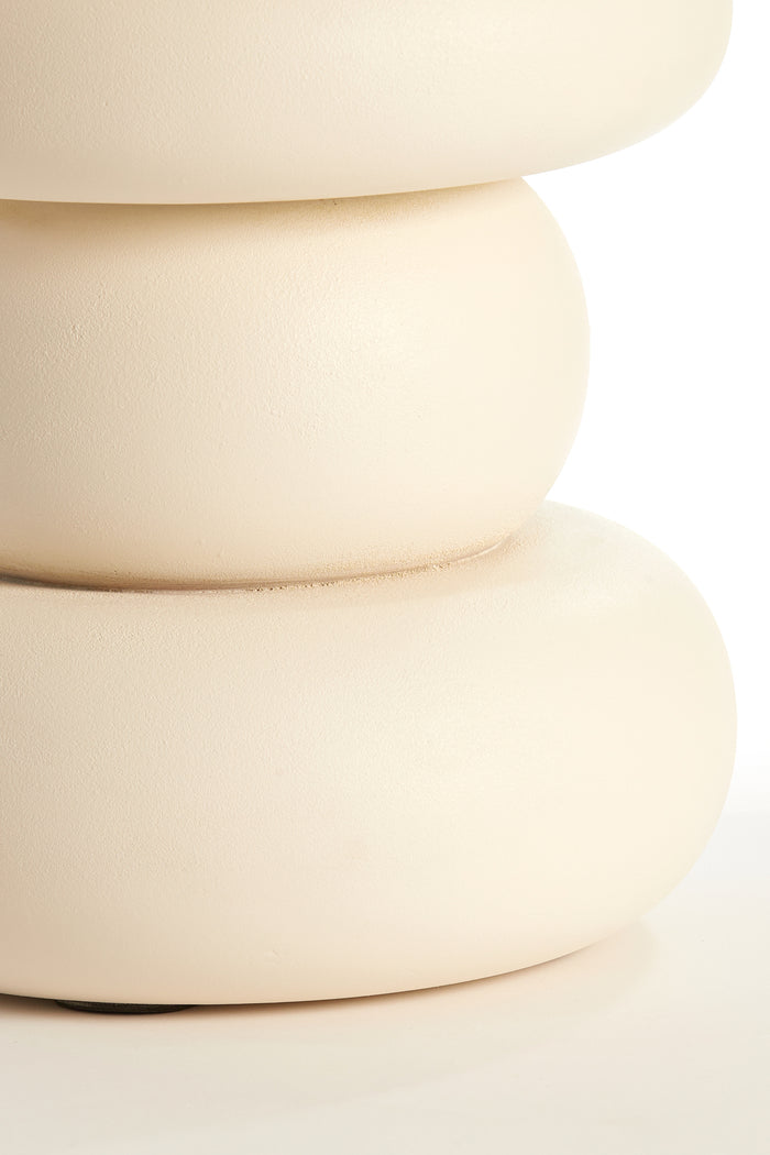 Light & Living - Bijzettafel AZALAS - Ø40x45cm - Wit