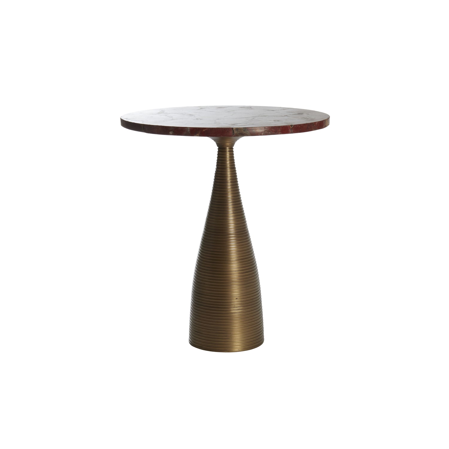 Light & Living - Bijzettafel BAHIA - Ø52x59cm - Rood