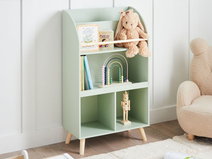 Beliani - LILOET - Boekenkast met 3 planken - Lichtgroen - Hout