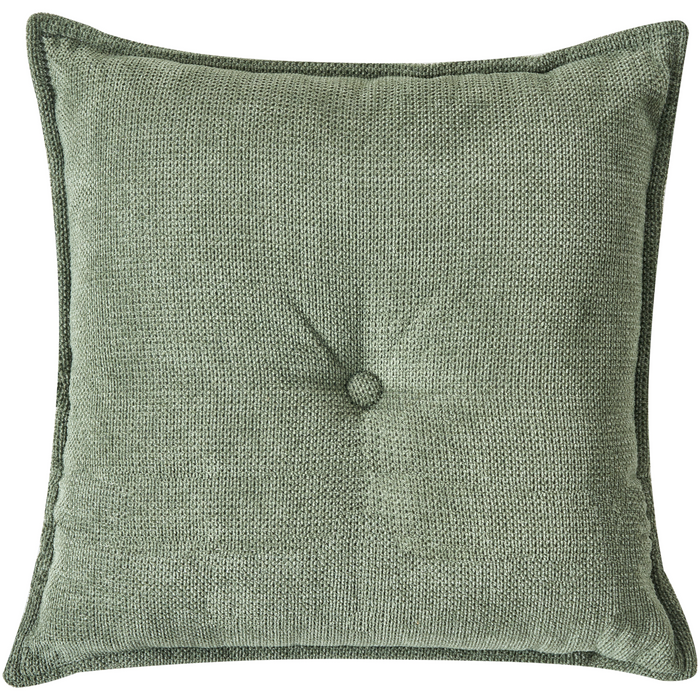 Beliani - DOLVA - Hoekbank - Donkergroen - Linkerzijde - Chenille