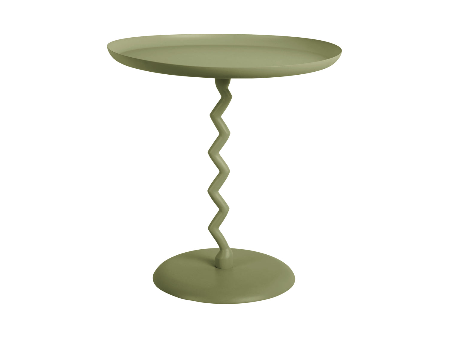 Leitmotiv - Bijzettafel Zig Zag Medium - Army green