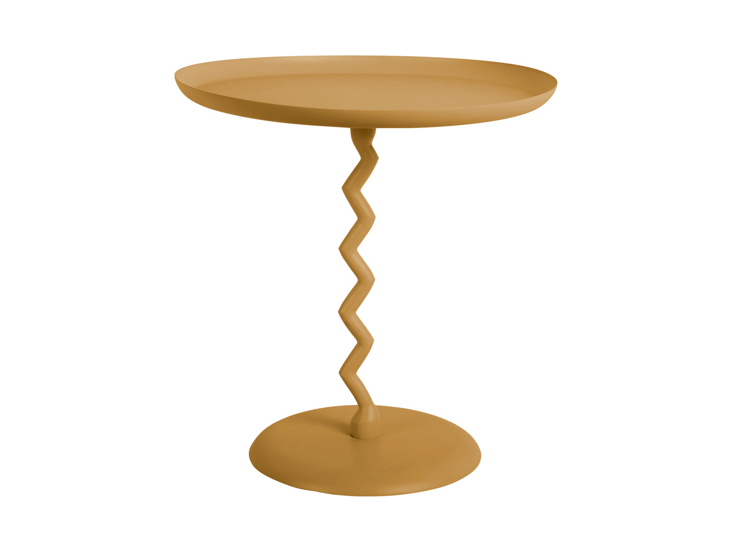 Leitmotiv - Bijzettafel Zig Zag Medium - Okergeel