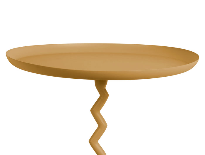 Leitmotiv - Bijzettafel Zig Zag Medium - Okergeel
